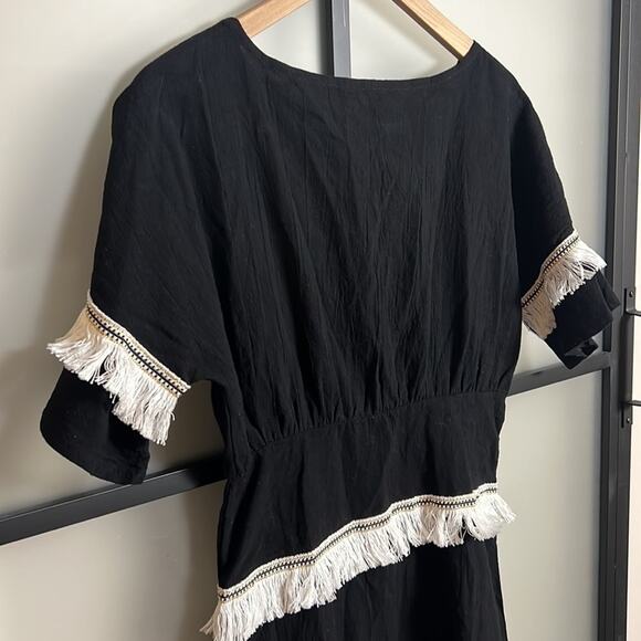 NWT VUTTI Fringe Hem Dress Size Large - Picture 2 of 7